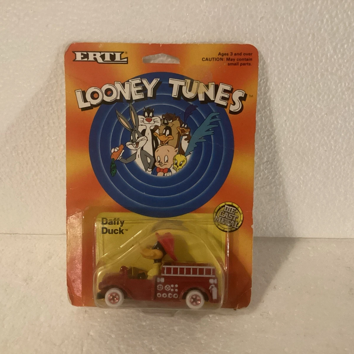 Looney Tunes - ERTL Diecast - Daffy Duck en Camion Pompier (Neuf en Blister