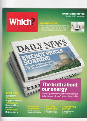 WELCHE? Verbrauchermagazin Oktober 2013 - Die Wahrheit über unsere Energie