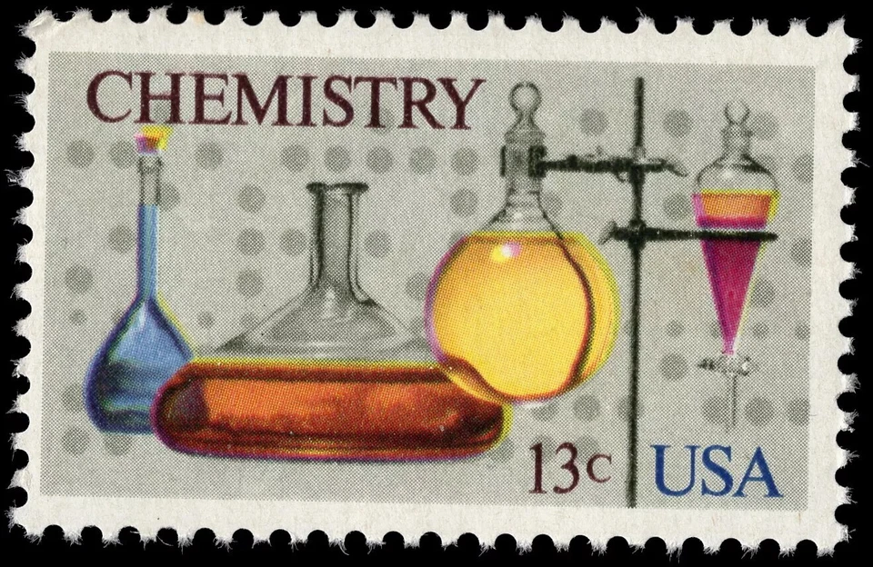CHEMISTRY  plate block of 12 #1685 - Image 2 of 2