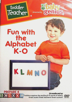 Toddler Teacher: Fun with the Alphabet K-O (DVD, 2013) Baby Genius
