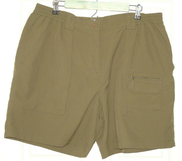 World Wide Sportsman Womens Size 20W (36-42) Green Outdoor Shorts 95-15412 | eBay