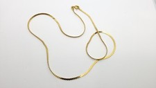 14K Gold Chain Necklace by Designer Aurea 18", Italy, 4.8 grams