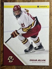 2023-24 Boston College Oskar Jellvik ONIT Athlete Eagles #21 Bruins Sweden