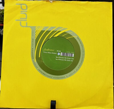 Force Mass Motion - Release Me - Vinyl Record 12. Rare House Rave Slinky
