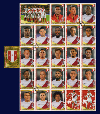 Peru Team Panini Copa America Centenario USA 2016 Stickers