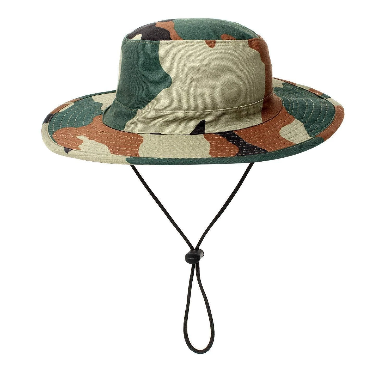Men's Camouflage Pattern Printed Cotton Sun Hat Free Size For Unisex AU