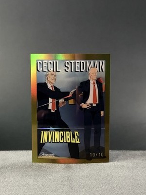 2025 Keepsake Invincible Season 1 Cecil Stedman Gold 10/10 #181 OMEGA