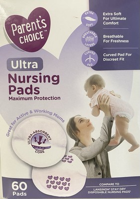 Lansinoh Compared Parents Choice Ultra Nursing Pads 120ct BRAND NEW