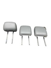 2022-2025 Ford F150 Lightning Rear Left Right Center Seat Headrest Set 3 Gray 2022-2025 Ford F150 Lightning Rear Left Right Center Seat Headrest Set 3 Gray