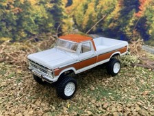 1977 Ford F-150 Ranger Explorer Lifted 4x4 Truck 1/64 Diecast Custom Greenlight