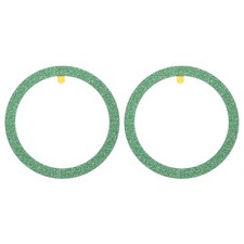 55x1mm ODxT Glitter Universal Wireless Metal Ring Sticker, 2 Pack, Green