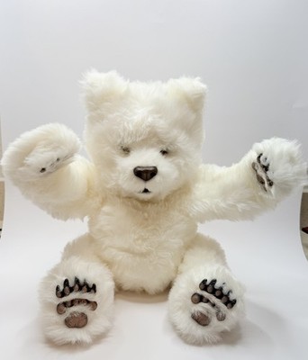 Fur Real White Polar bear Luv Cub 2004 Interactive Toy 12  X 11  ADORABLE WORKS