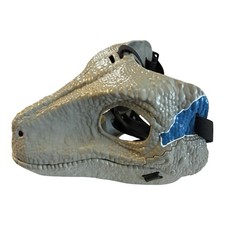 Jurassic World Dominion Blue Velociraptor Dinosaur Mask 2018 Raptor Dino