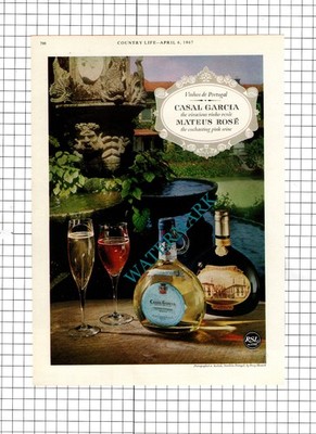 Casal Garcia Mateus Rose Wine Advert - 1967