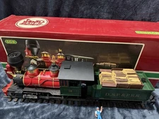 LGB 2018D G Scale DSP&PRR 2-6-0 Mogul Steam Locomotive & Tender #18 With Box