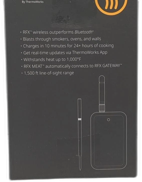 Thermoworks Rfx | Smart Wireless Meat Thermometer | Wi-fi & Radio Frequency
Opens in a new window or