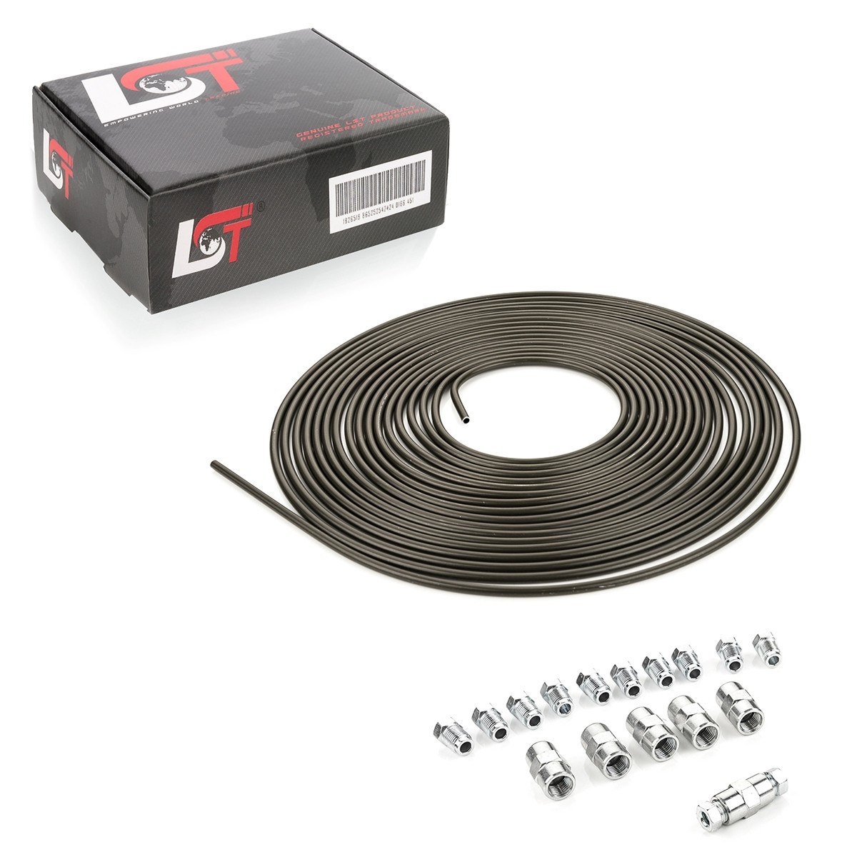 10m Brake Line Brake Pipe Steel 4,75mm 10 Screw Fitting 5 Connector for Suzuki