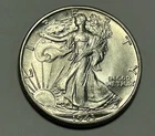 1943 D WALKING LIBERTY HALF DOLLAR BU