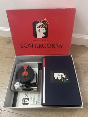 Vintage 1988 Original The Game Of Scattergories By Milton Bradley Complete/Nice!