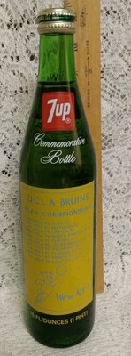 UCLA Bruins 7up Commemorative Bottle Unopened Basketball Championships NCAA NOS
