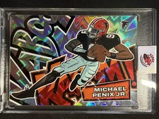 2025 Panini Absolute Michael Penix Jr. Kaboom - Horizontal #20 Falcons