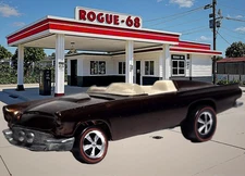 Hot Wheels Classic '57 T-Bird, Rootbeer Brown, 1969 Mainline, Redlines, Restored