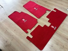 For Fiat 125 Special Floor Mat Carpet Red Set Of3 1966-74