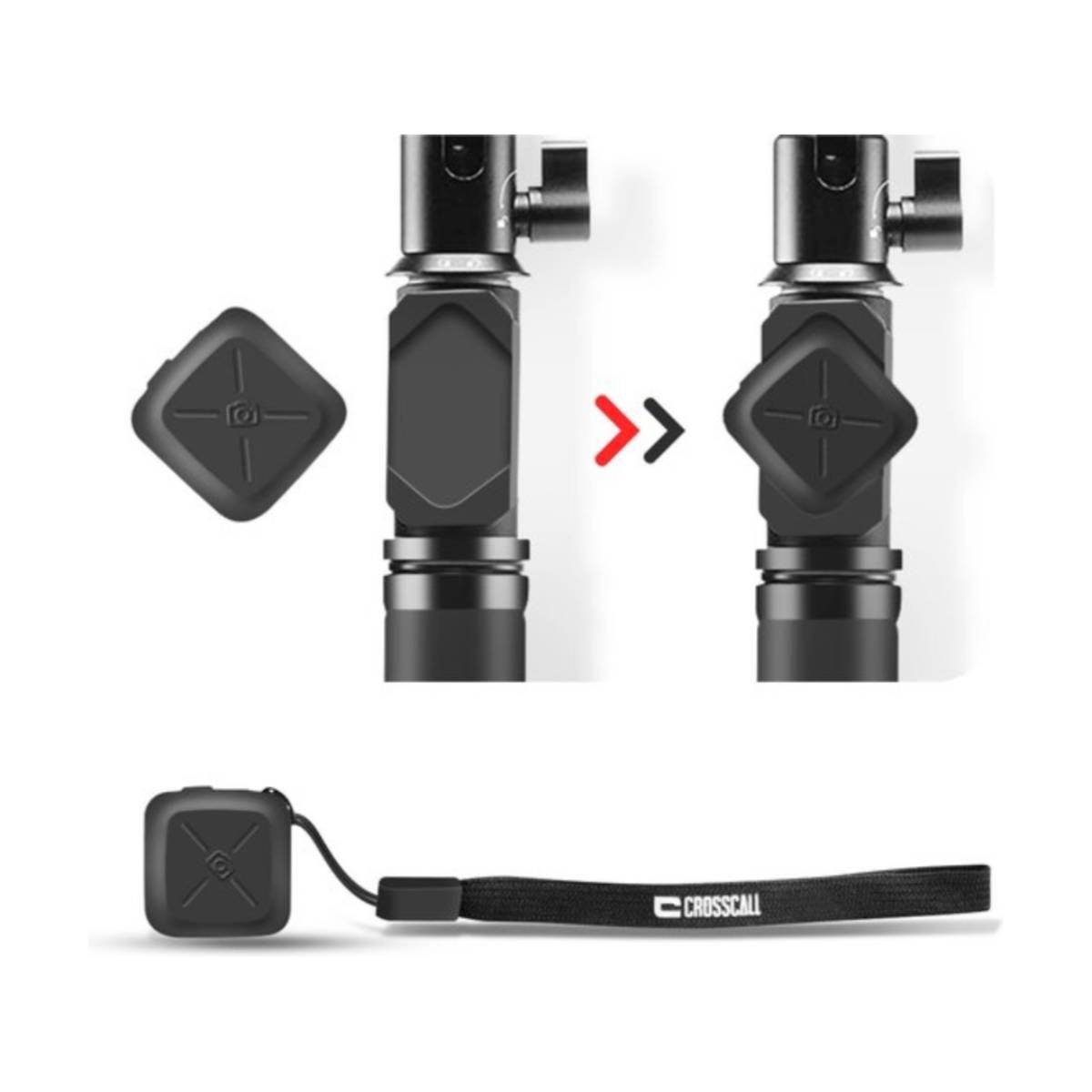 Poteau à selfie Crosscall X Link robuste en carbone et alliage léger - 4