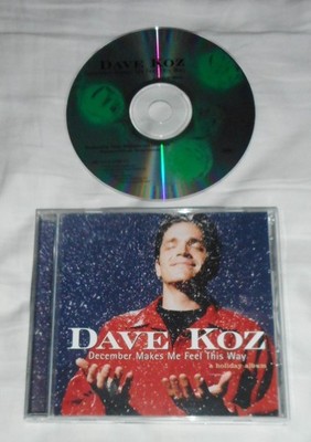 DAVE KOZ December Makes Me Feel this Way CD 1997 Capitol CHRISTMAS