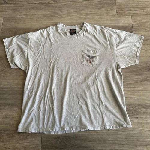 Y2K Harley Davidson Myrtle Beach distressed tee