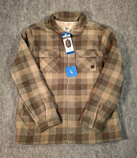 Voyager Fleece Lined Shirt Jacket - Men's Coat, Green - Size: Large - NWT