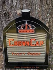 OLD VINTAGE CROWN RADIATOR CAP "THEFT PROOF" PORCELAIN ENAMEL SIGN 24" X 23"