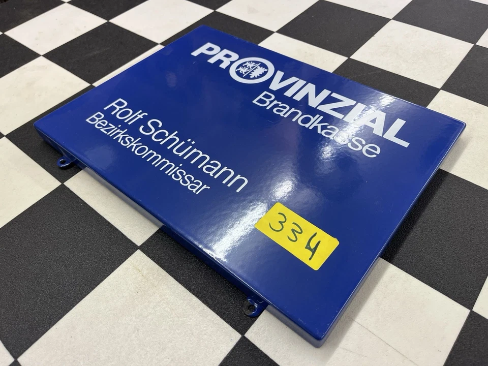 Provinzial Brandkasse Emailschild Lagerschild Boos & Hahn - Bild 4 von 4