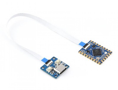 Waveshare RP2040-Tiny Entwicklungsboard: 20 GPIO-Pins, mit Tiny Adapter + FPC