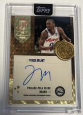 Marketplace image: 2026 Topps Signature Class Tyrese Maxey Superfractor On Card Auto 1/1