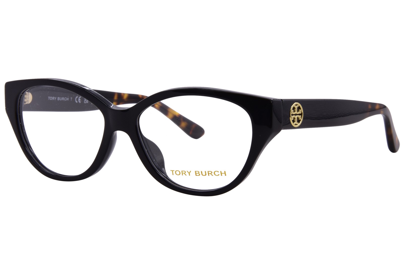 Tory Burch TY2123U 1709 Eyeglasses Women's Black Full Rim Cat Eye 53mm