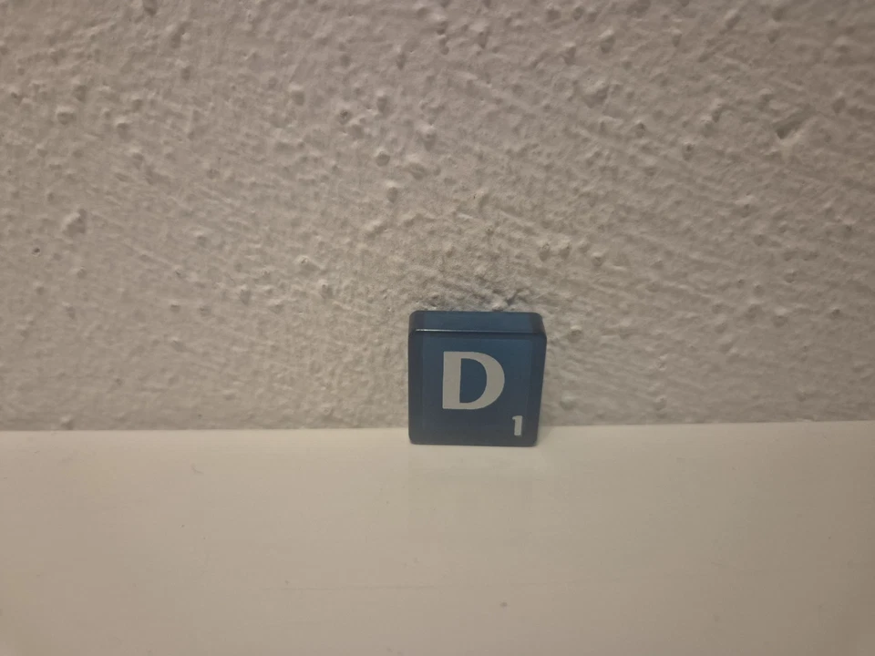 Scrabble Jubiläumsausgabe 60 Jahre Ersatzteile: Buchstabenstein D - Bild 1 von 1