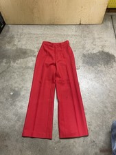 Levi Strauss  Co. Vintage 70's Red womens High Rise Slacks, Pants 24 X 32