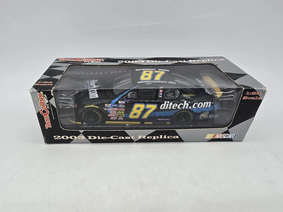 Team Caliber Pit Stop 2003 NASCAR #87 Kyle Busch-Ditech.com Chevy 1:24 Die Cast Foto 2 de 4