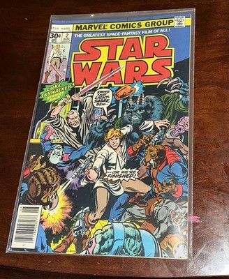 Star Wars #2 - 1st Obi-Wan Han Solo In Story First Chewbacca Marvel Comics 1977