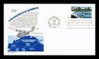 DR JIM STAMPS US COVER TRANSPACIFIC AIR MAIL 50TH ANNIVERSARY FDC ARISTOCRAT