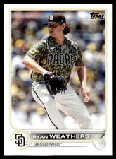 2022 Topps Ryan Weathers San Diego Padres #70
