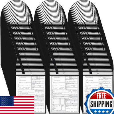 80 Black Job Ticket Holders 10x14 - Oversized Dry Erase Pockets with Hanging Str