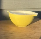 VTG PYREX #441 Yellow Cinderella mixing bowl 1 1/2 PT~ USA CLEAN MCM Kitchen