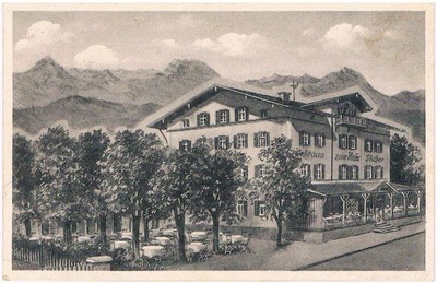 AK Stephanskirchen Kreis Rosenheim Gemeindeteil Schloßberg gelaufen am 3.3.41