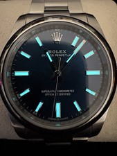 Rolex 2023 Oyster Perpetual 124200 Blue Dial, Stainless Steel 2