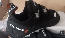 ClimbX ☆☆☆☆☆ Phantom Black taglia 6 scarpe da arrampicata USA commercio/sport/bouldering/palestra