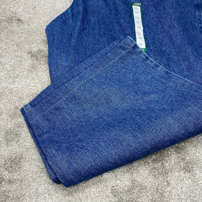 1  BRAND NEW FALLS CREEK Mens 44x23 Denim Blue Wash Relaxed Stretch