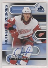 2022 Upper Deck SP Game Used Authentic Rookies Blue Chase Pearson #167 Auto 19sa