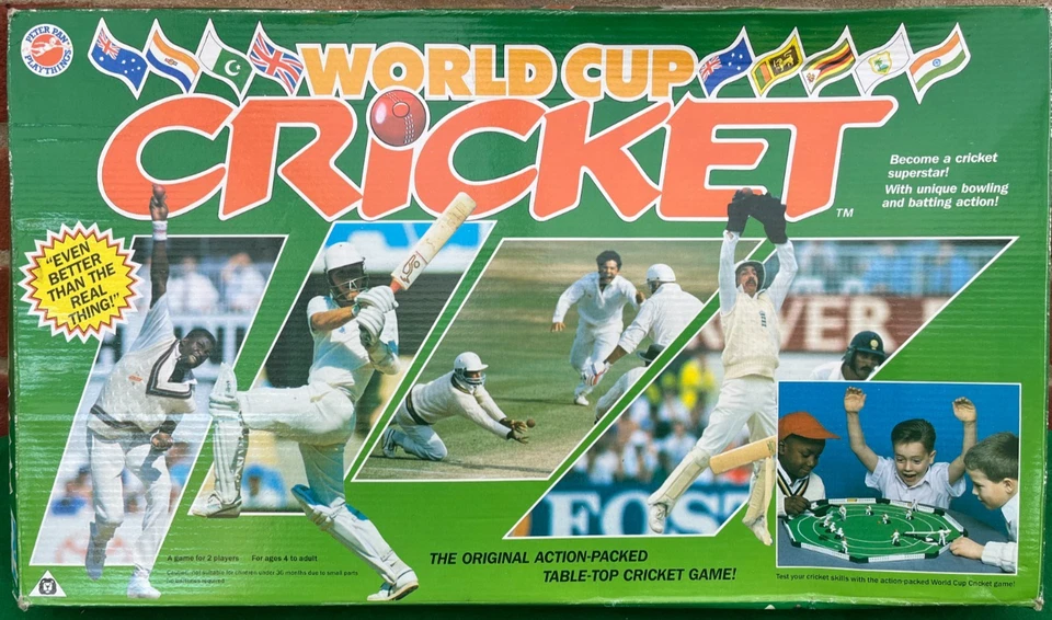 WORLD CUP CRICKET Table Top Game 1995 Peter Pan - 100% complete - Christmas fun! - Image 2 of 4